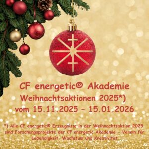 CF energetic Akademie Weihnachtsaktionen 2025
